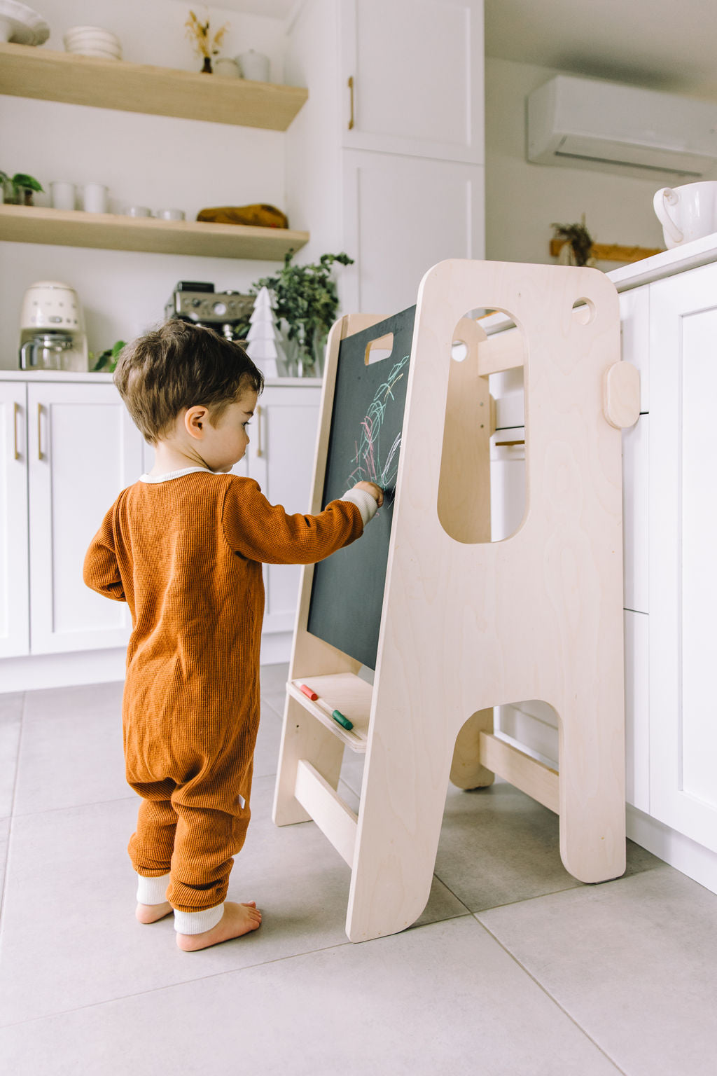 Tour d'apprentissage évolutive en bois pour enfants - Le Mini Chef – Rabot D.  Bois